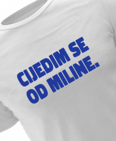 cijedim se od miline.